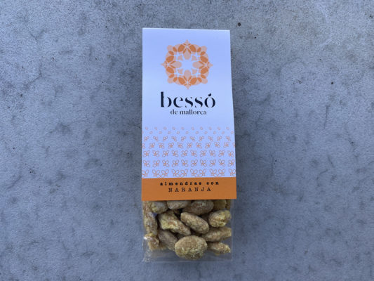 Besso Appelsin mandler 90 gr